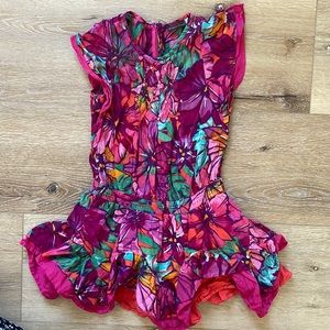 Floral catimini dress size 8 in good conditions (designed in France)